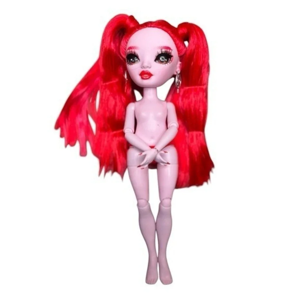 Rainbow High Shadow High Mara Pinkett Doll Neon Red Hair Pink Skin MGA Loose